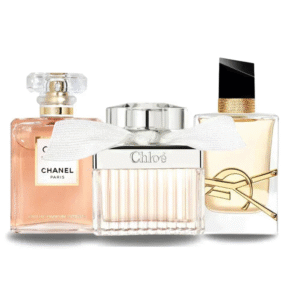 Combo aus 3 Damenparfums – Coco Mademoiselle von Chanel, Libre von Yves Saint Laurent und Chloé Signature (je 100ml)