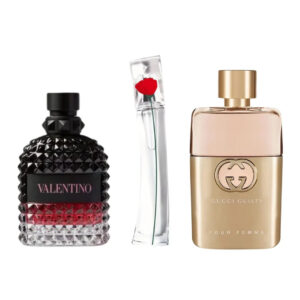 3 -Set: Guilty Gucci, intensive Valentino, Blume Kenzo